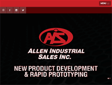 Tablet Screenshot of allenindustrialsales.com